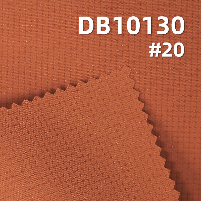 99g/m2 100% Polyester Checkered Dyed Fabric | Stargazing Sesame Check (1.5MM) | Waterproof, Anti-Static |Cotton Jackets, Windbreaker Fabric