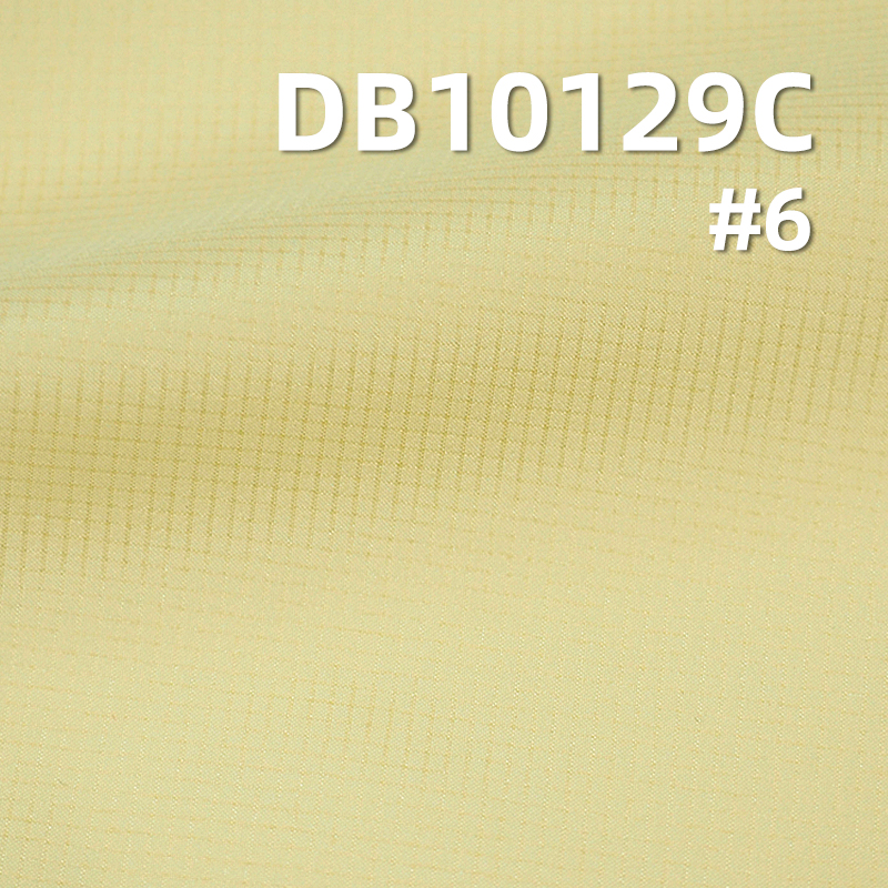 63g/m2 100% Polyester Checkered Dyed Fabric | Shimmering Sesame Check (1MM) |Film Coated, Waterproof, Anti-Static |Cotton Jackets, Windbreaker Material