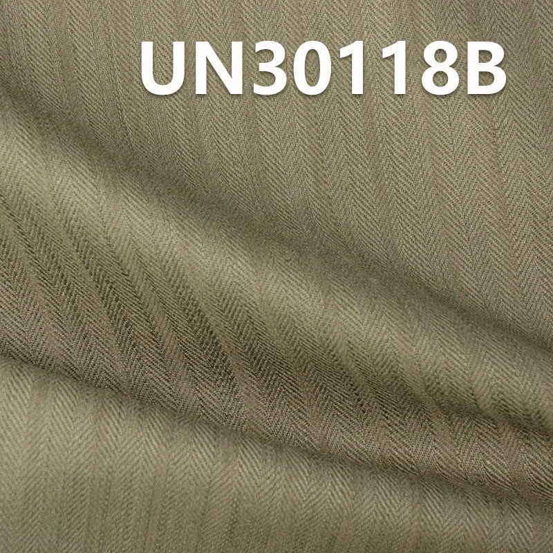 Striped Dyed Fabric | 325g/m² All-Cotton Herringbone Brushed Cloth | Striped Cloth | Pants and Outerwear Material