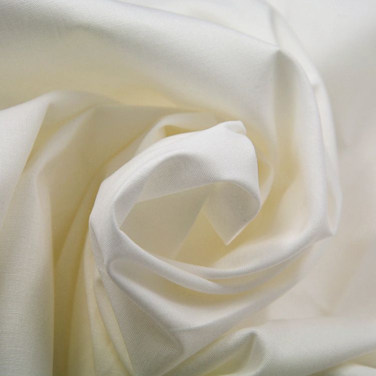 Cotton Stretch Plain Dyed Fabric | 120g/m² Cotton Polin | Woven Plain Dyed Fabric | Pants, Skirts, Shirt Material