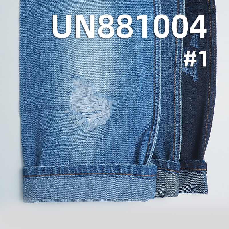 11 oz 100% Cotton Warp Slub Denim |  Right-Hand Twill Fabric | Woven Denim | Jeans & Jackets Fabric