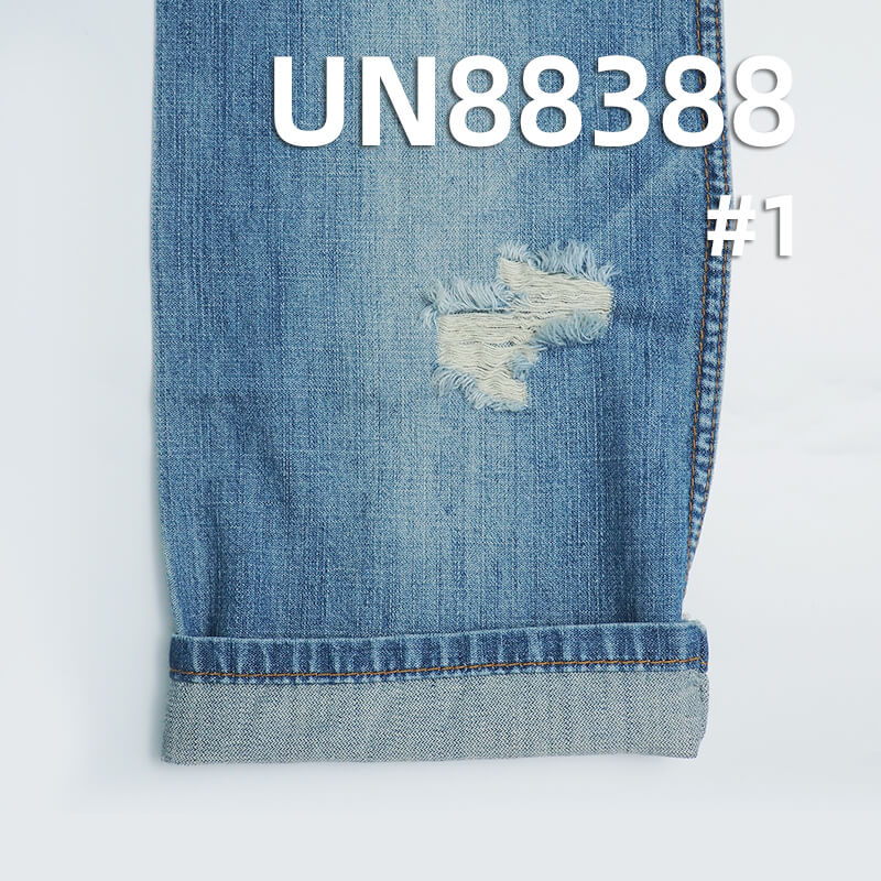 100% Cotton 3/1 Broken Twill Denim | 8 oz Slub Cotton | Lightweight Non-Stretch Wide Denim | Jeans, Skirts, Jackets Fabric