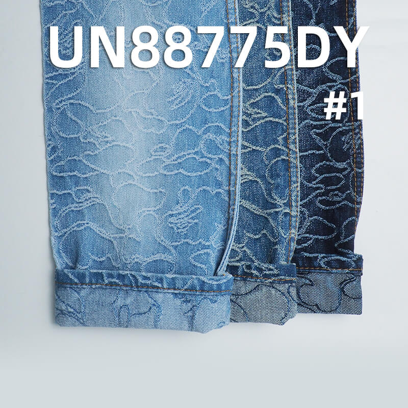 13oz 100% Cotton Jacquard Denim Fabric | Non-Stretch Fall/Winter | Jeans & Streetwear Jacket Material