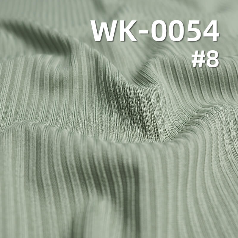 200g/m² Polyester Stretch Knit Fabric | 4*3 Ribbed Texture | Double-Sided Ribbed Knit | Base Layer, Skirts, Pants, Casual Wear