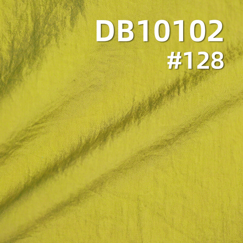 100% Nylon Dyed Fabric | 70D Cotton-like Crinkled Fabric | 95g/m² Lightweight Water-repellent Nylon | Outdoor Jackets, Windbreakers, Sun Protection Fabric