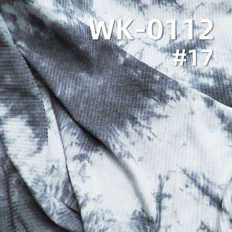 Knit 4:3 Ribbed Fabric |Tie-Dye & Colorful Ribbed Knit | 190g/m² T/C Stretch Knit |Women's T-Shirt & Casual Bottoms Fabric