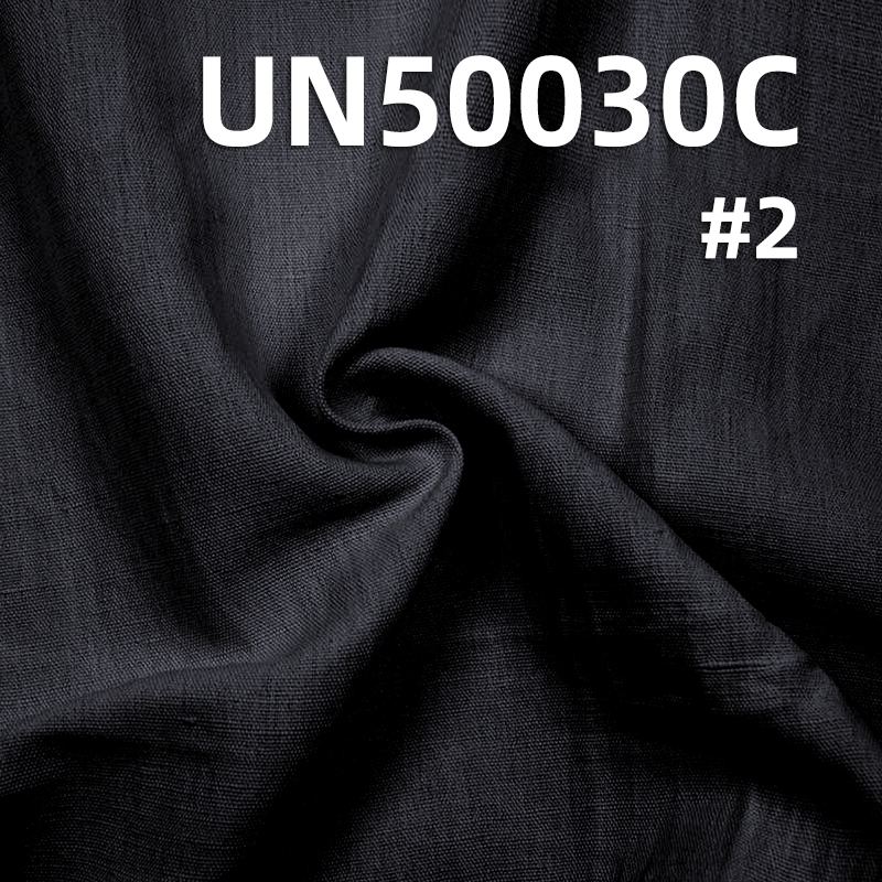 Linen Cotton Plain Weave Fabric | Natural Rustic Style | 200gsm Dyed Linen-Cotton | Dresses,Tops, Apparel Fabric