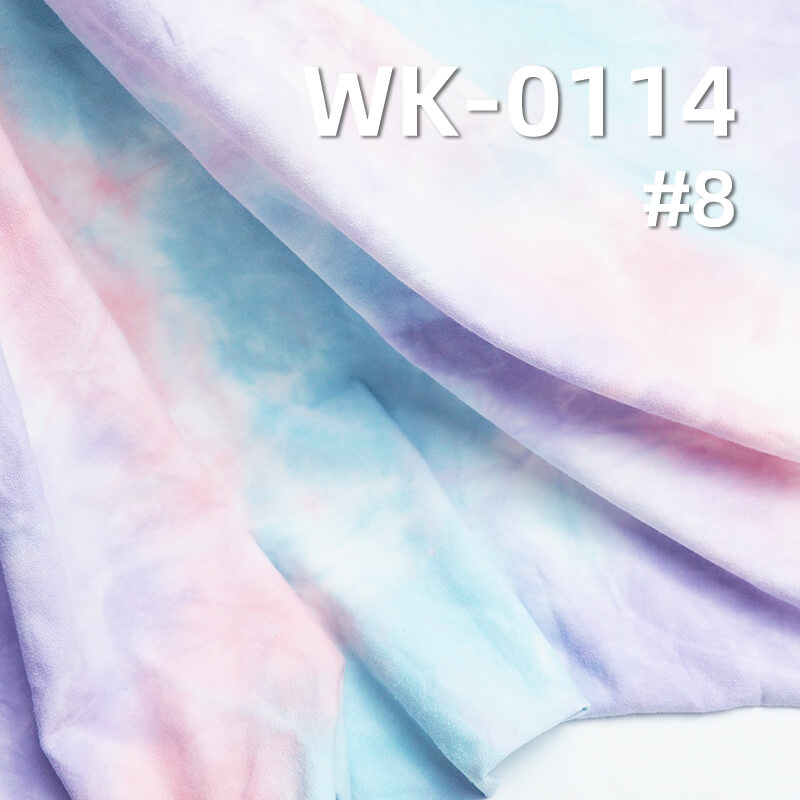 170g/m² Cotton Stretch Knit Fabric | Tie-Dye & Color-Dye Jersey | T-Shirt & Undershirt Fabric