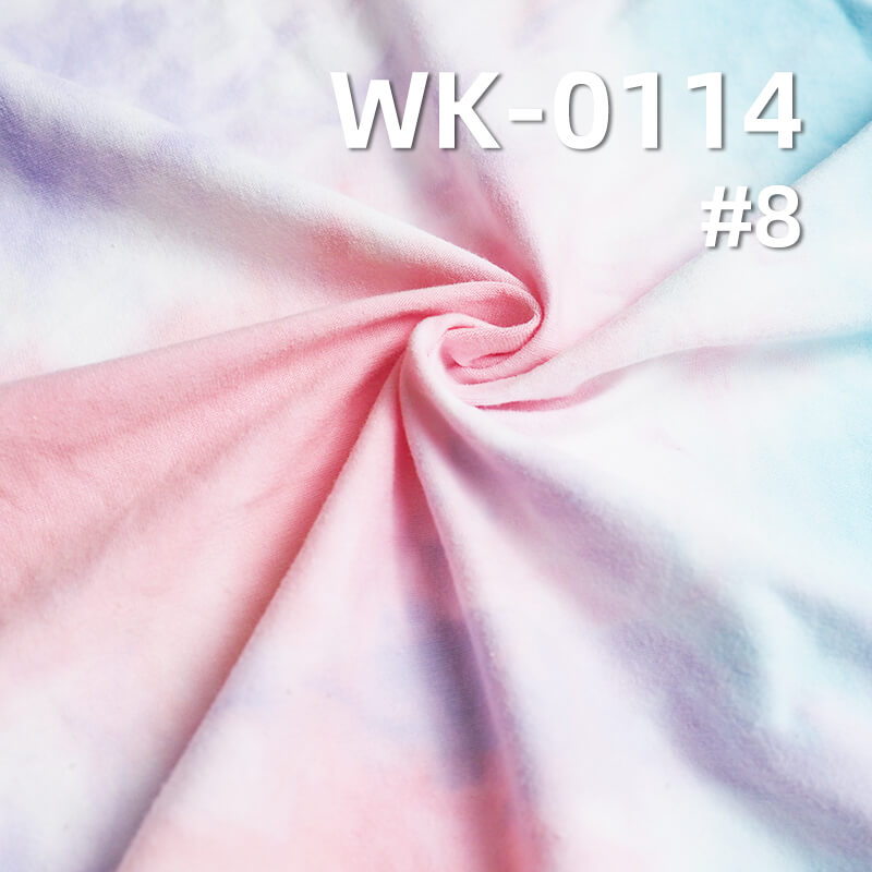 170g/m² Cotton Stretch Knit Fabric | Tie-Dye & Color-Dye Jersey | T-Shirt & Undershirt Fabric