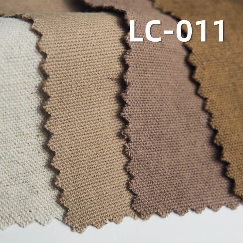 Linen-Cotton Sand Wash | 280g/m² Plain Dyed Fabric | Solid Color Washed Fabric | Vintage Artistic Tops, Skirts, Pants Fabric