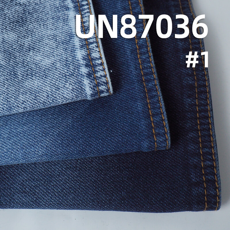 Indigo Knit Denim Fabric | 318g/m2(9.4oz) Cotton-Spandex Knit Stretch | Denim Blue Twill Cloth |Jeans,  Sweatshirt, and Outerwear Material
