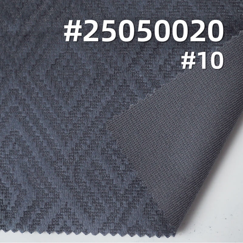 3D Millet Checkered Fleece Fabric | 200g/m² Polyester Warp-Knitted Fleece | Fashionable Suits, Skirt, and Top Material