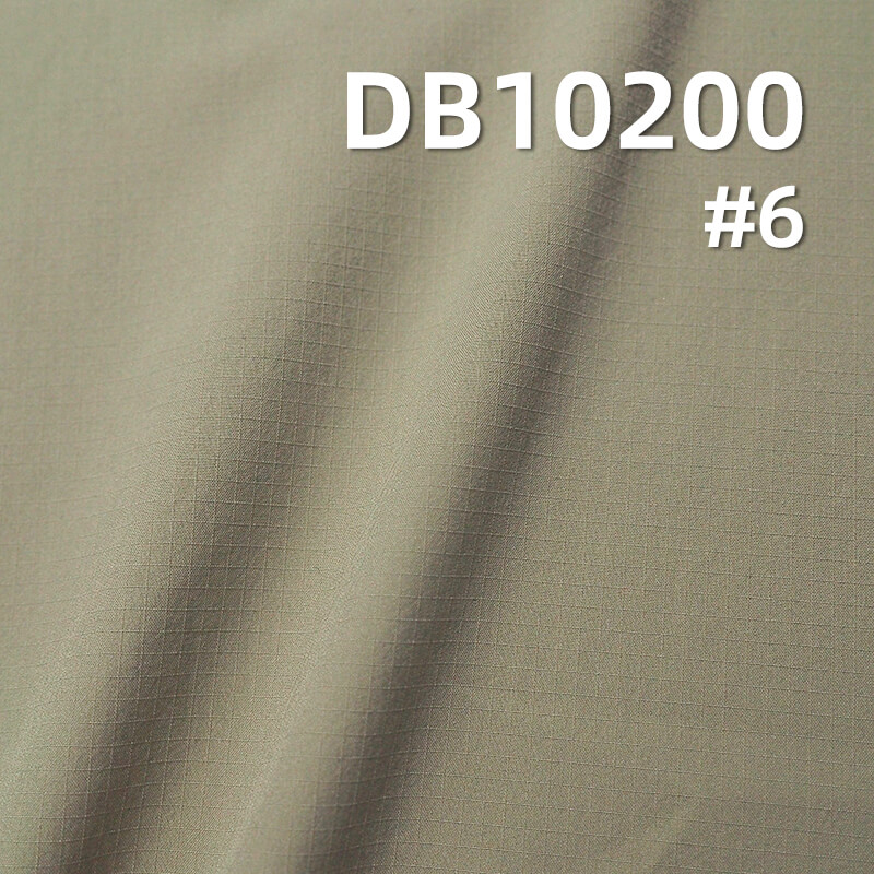 Polyester T8 High-Stretch Dyed Fabric (110g/m2) | 0.2MM Rib-stop | for Casual Pants & Outdoor Sportswear