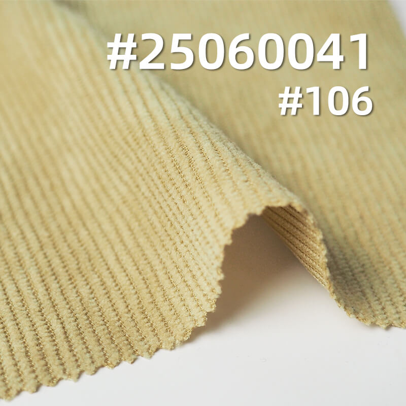 Microfiber 11-Wale Warp Knit Corduroy | 210g/m2 Polyester Fabric | for Pants, Skirts & Jackets