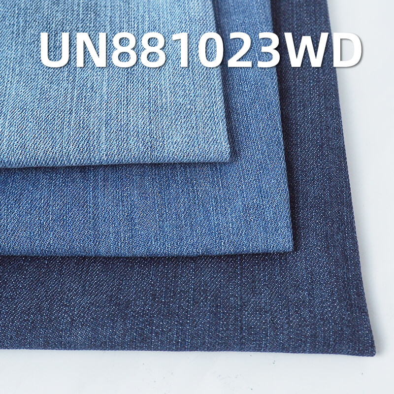 Rinsed Denim Fabric | 9.9oz Cotton Rayon Slub Twill | Lightweight for Shirts & Skirts