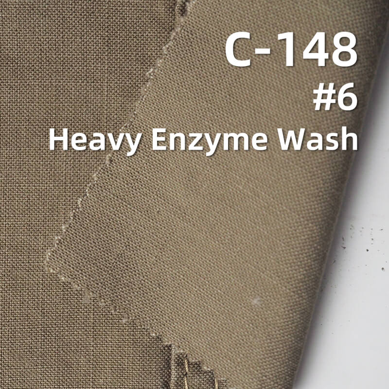 Washed Fine Canvas Fabric | 245g/m2 Cotton High-Density Canvas | Bags Trousers Tops Fabric