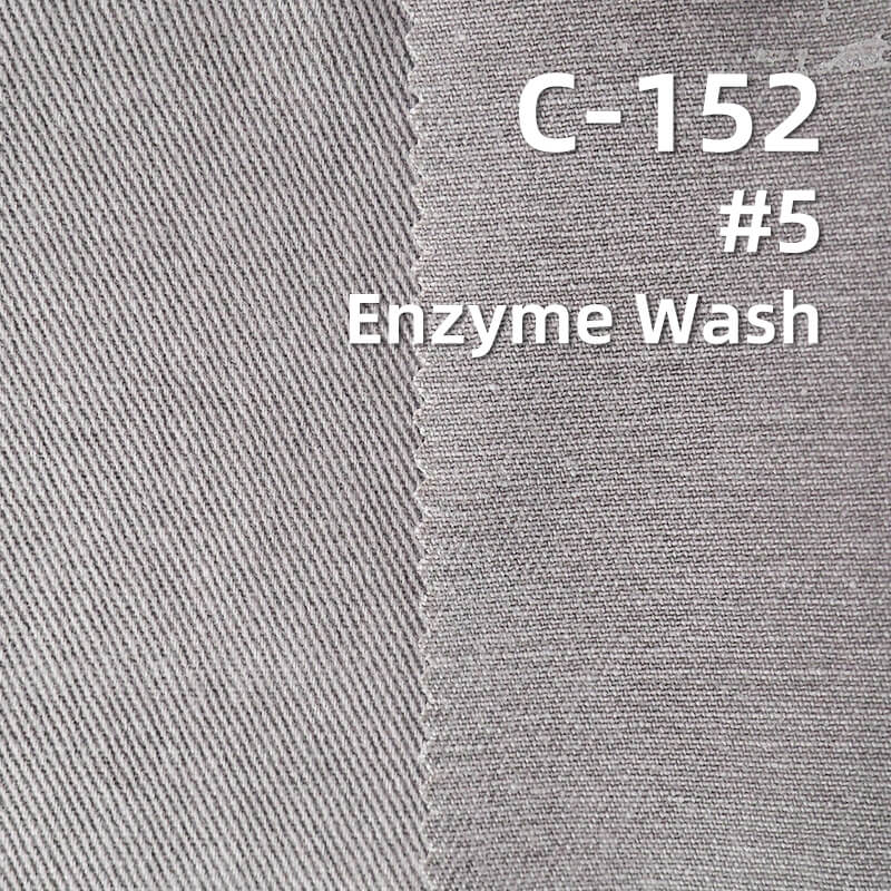 Frost Washed Twill Gabardine | 270g/m2  Cotton Twill Dyed Fabric | Pigment Dyed | Trousers Skirts Jackets Fabric