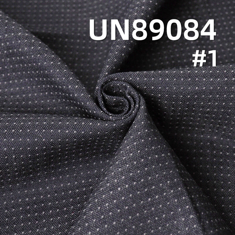 Colorful Jacquard Dot Denim | 7.6oz Cotton Stretch Dobby Denim | Denim Shirts Denim Skirts Fabric