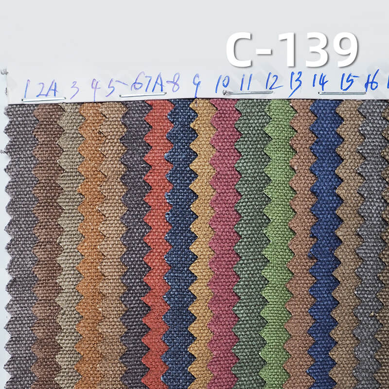 100% Cotton 12oz Canvas Fabric | 370g/m²  Pigment Washed Canvas | Pure Cotton Pearl Canvas for Bags, Shoes, Hats, Apparel