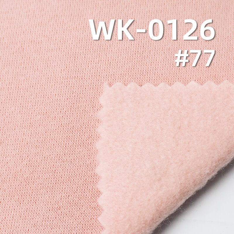 300g/m2 CVC |Combed Cotton Polyester Blend |Brushed Back Sweatshirt Fleece| Knit Fabric for Hoodies, Joggers and Jackets