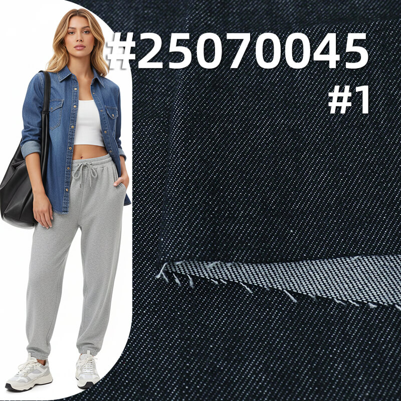Colorfast Denim Fabric | 10.5 oz Cotton Poly Wide Width Twill Denim | Fabric for Denim Skirts & Denim Shirts