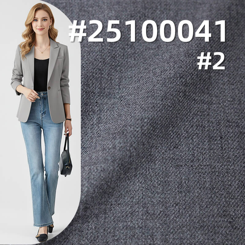 TR Worsted Wool Stretch Fabric | 240gsm Double Twill Fabric | Suits, Trousers & Tops Fabric