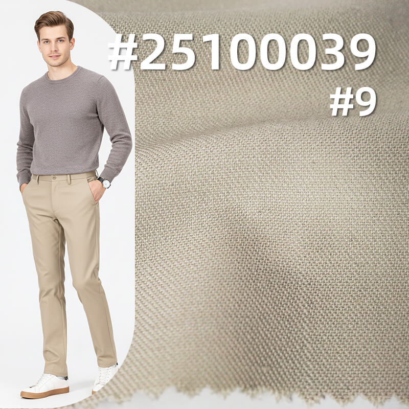 Worsted Merino Wool Dyed Fabric | 230g/m2 Merino Wool Polyester Double Twill Fabric | Suits, Trousers & Skirt Fabric