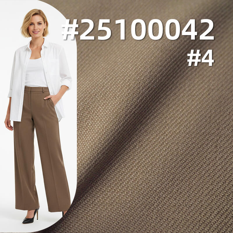 Worsted Wool Suiting Fabric | 305g/m2 Heavyweight Double-Faced Twill | For Suits, Trousers & Blazers