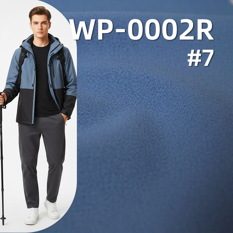 High-Stretch Softshell Fabric | 290g/m2 Heavyweight Crinkle Polyester | Bonded with Thermal Fleece | Waterproof Fabric