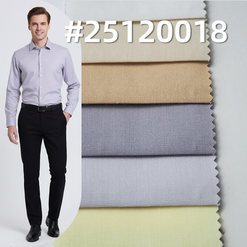 Poly-Cotton Poplin Fabric | 115g/m2 Lightweight T/C Plain Weave | For Shirting, Uniforms & Dresses