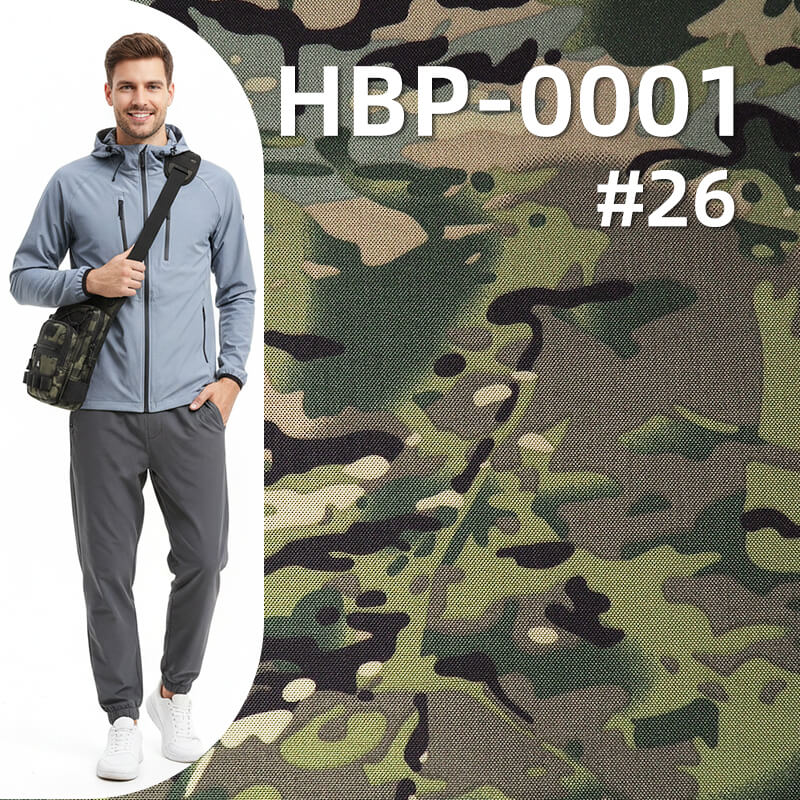 1000D Polyester Oxford Fabric | 230g/m2 Heavy-Duty with Camouflage Print | Waterproof | For Tactical Gear, Backpacks & Luggage