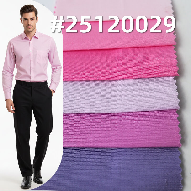 Stretch Poly-Cotton Poplin Fabric | 135g/m2 Lightweight CVC Stretch Weave | For Workwear, Shirting & Uniforms