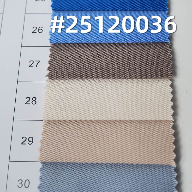 Stretch Poly-Cotton Twill Fabric | 255g/m2 T/C Workwear Drill | For Uniforms, Work Pants & Jackets