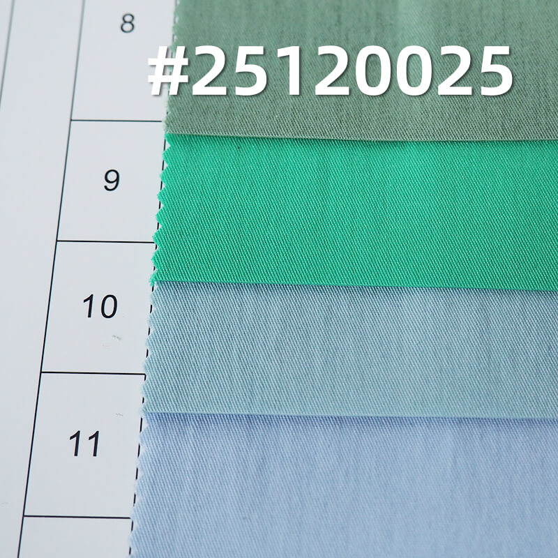 Stretch Cotton Nylon Twill | 135g/m2 Double-Faced Fabric | For Premium Shirting, Blouses & Skirts