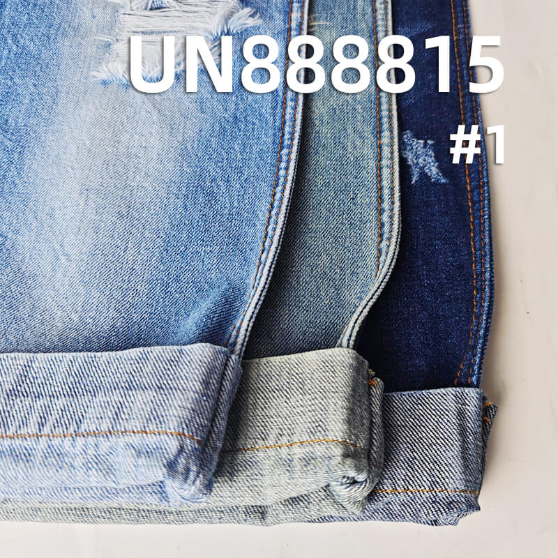 All Cotton Selvedge Denim | 11.3 oz Cross Hatch Slub Denim Fabric | Jeans Denim Skirt Jacket Fabric