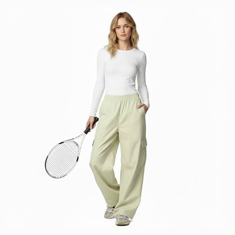 Anta Oxford Stripe | 245g/m2 Nylon Stretch Thermal Fabric | Anti-static | Windbreaker Casual Pants Fabric