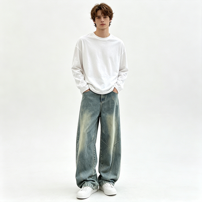 13oz Heavyweight Slub Cotton Denim | Vintage Style Twill for Trendy Denim Outerwear
