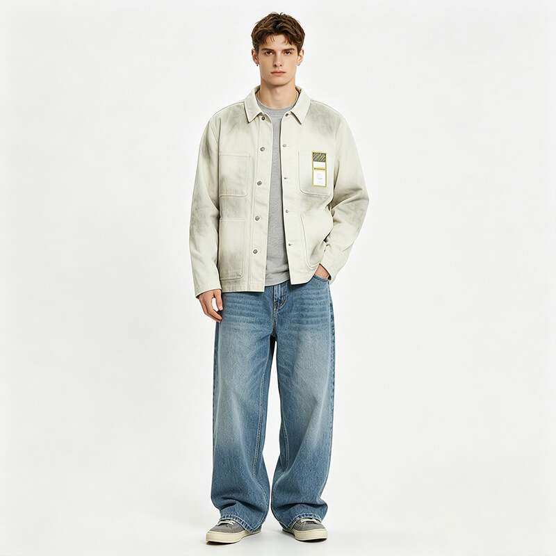 Cotton Stretch Wool Denim | 12oz Woven Slub Cotton Twill Denim Fabric |Jeans Trendy Denim Jackets & Outerwear Fabric