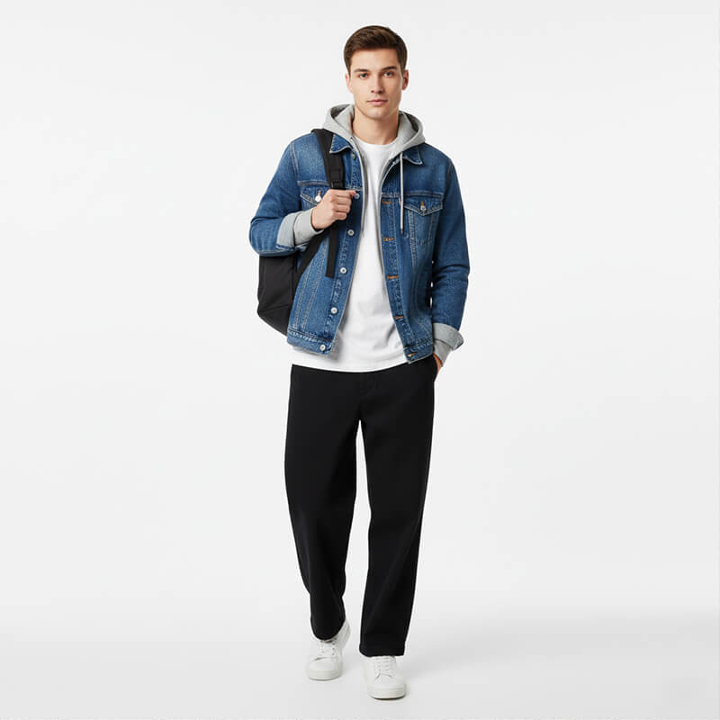 All Cotton Straight Slub Denim | 15.5oz Heavy Twill Denim Fabric | Denim Jacket Jeans Fabric