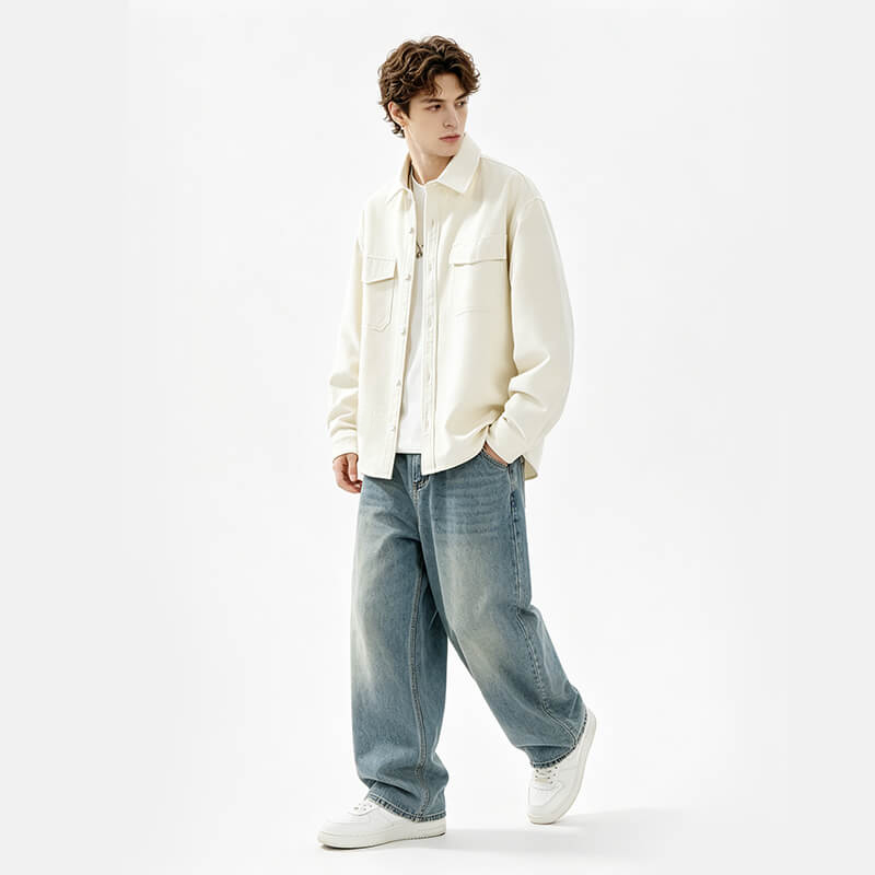 All Cotton 10oz Canvas | 310g/m2 Plain Weave Canvas | Half Bleached Fabric | Casual Tops Work Pants Fabric