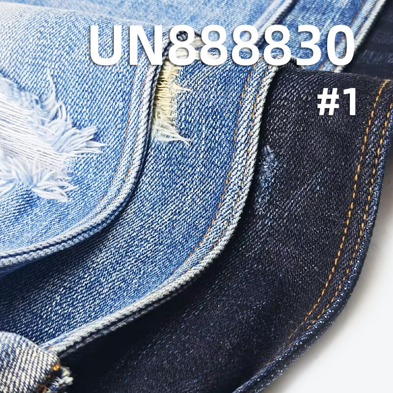 100% Cotton Selvedge Denim | 19oz Weight Heavyweight Nep Twill Denim | Fabric for Denim Jackets, Jeans & Bags