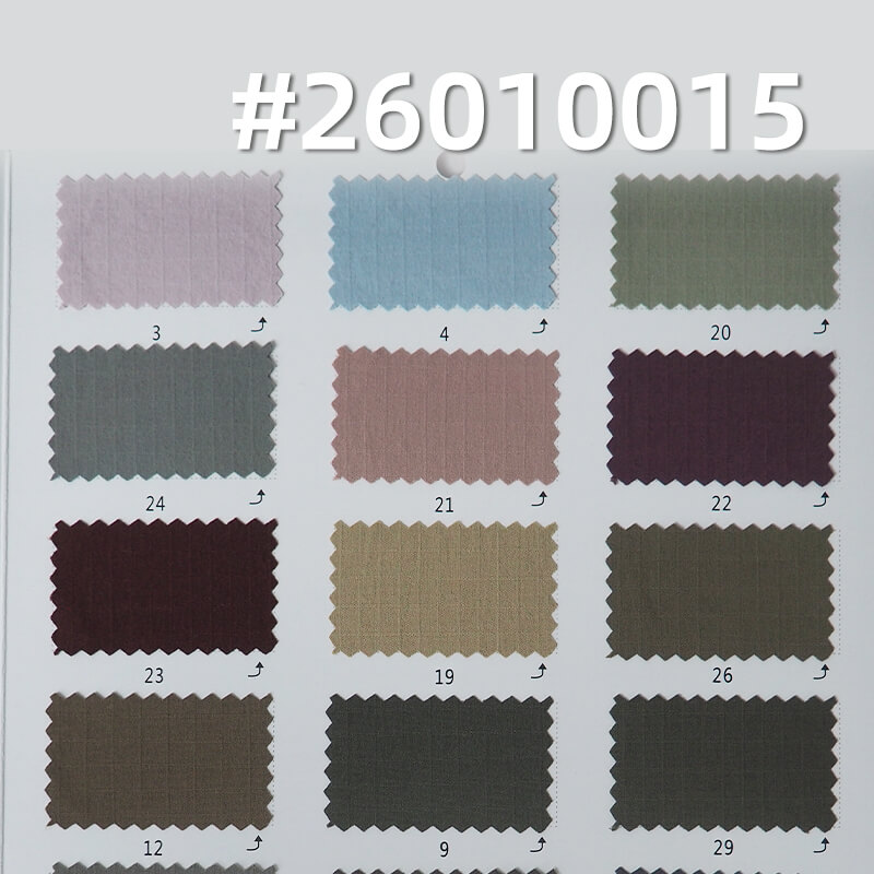 Matte Double-Grid Fabric | 150g/m2 Nylon Spandex Ripstop Dyed Fabric | Waterproof | Instant Cool-Touch | Fabric for Outdoor Jackets & Windbreakers