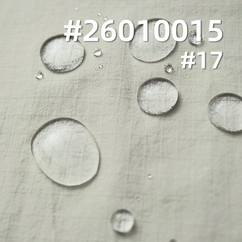 Matte Double-Grid Fabric | 150g/m2 Nylon Spandex Ripstop Dyed Fabric | Waterproof | Instant Cool-Touch | Fabric for Outdoor Jackets & Windbreakers