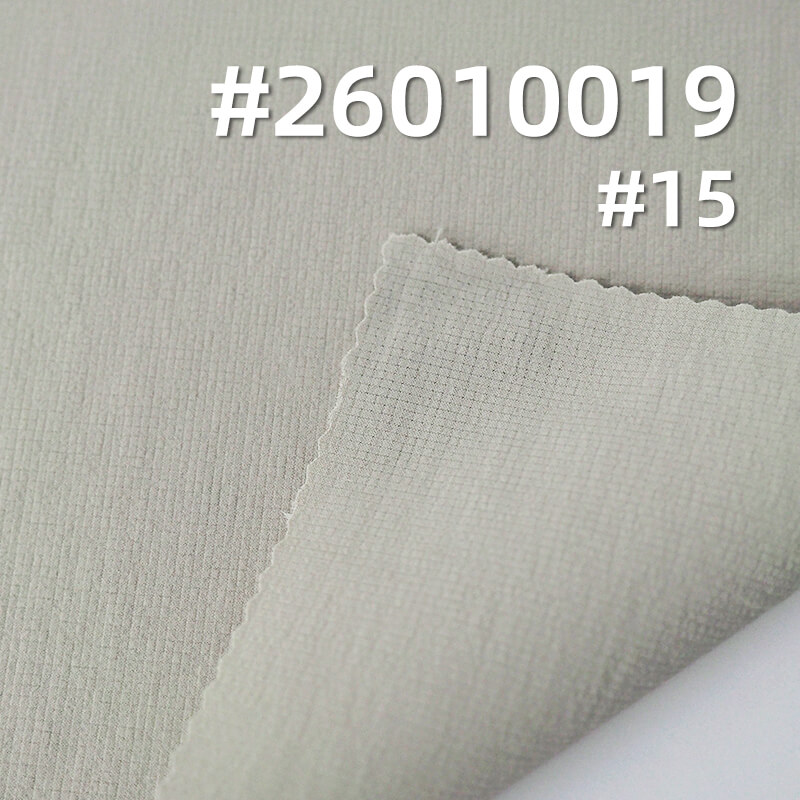 Mini-Grid Crinkle Fabric(0.1cm*0.1cm) | 115g/m2 Nylon Spandex Dyed Fabric | Cool-Touch | Moisture-Wicking & Quick-Dry | Fabric for Outdoor Wear