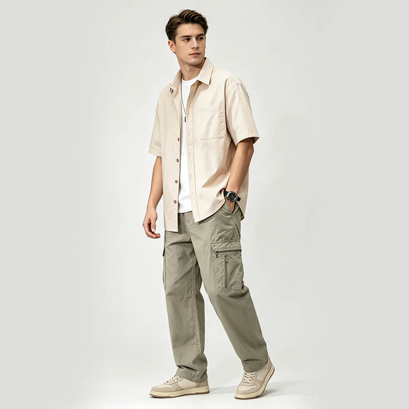 185g/m2 Combed Cotton Twill Dyed Fabric | 32s High-Density Light-Brushed Fabric | Fabric for Shirts & Casual Pants