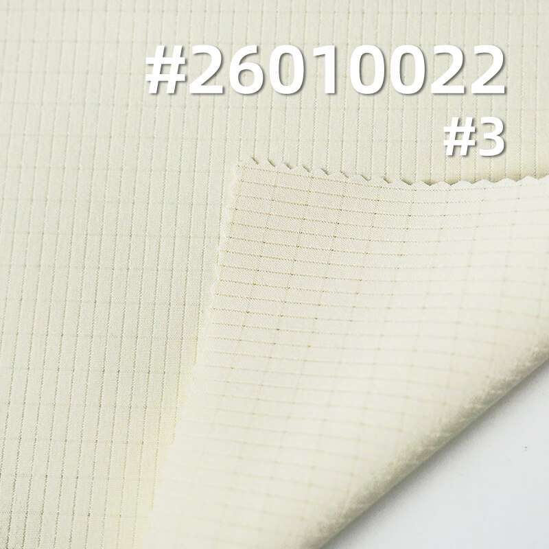 Cool-Touch Mesh Grid Fabric|140g/m2 Cooling Polyester Stretch Grid Fabric|Sportswear Running Wear Lightweight Outdoor Fabric