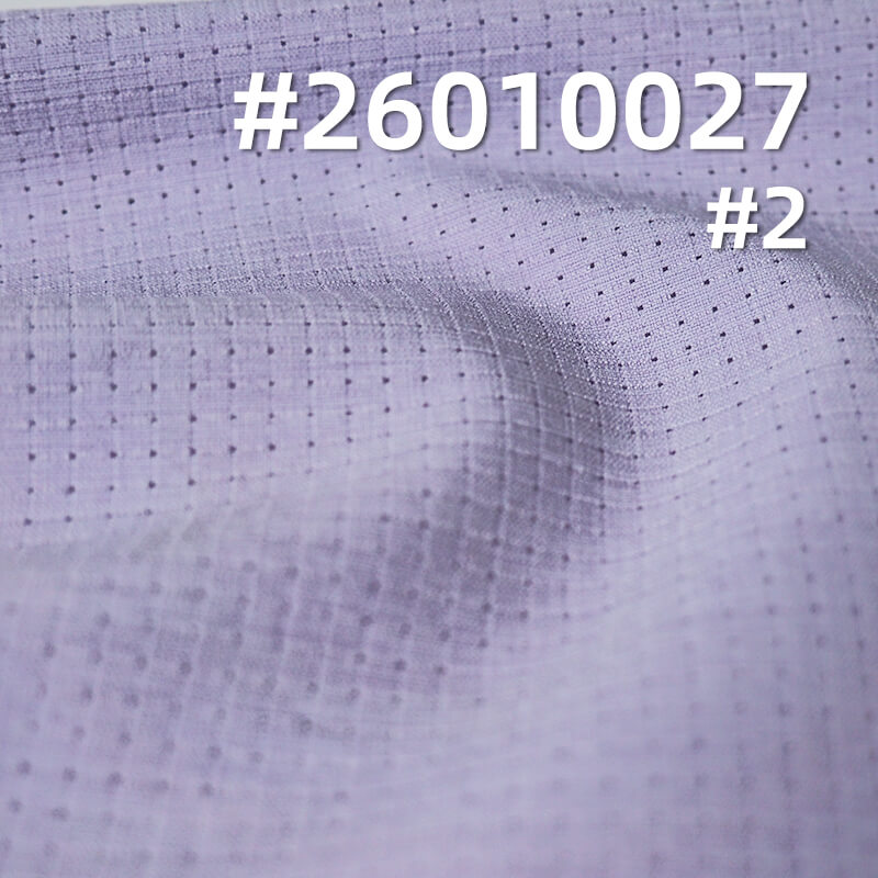 Mesh Grid Dyed Fabric|155g/m2 Polyester Stretch Grid Fabric|Pants Casualwear Outdoor Sports Fabric
