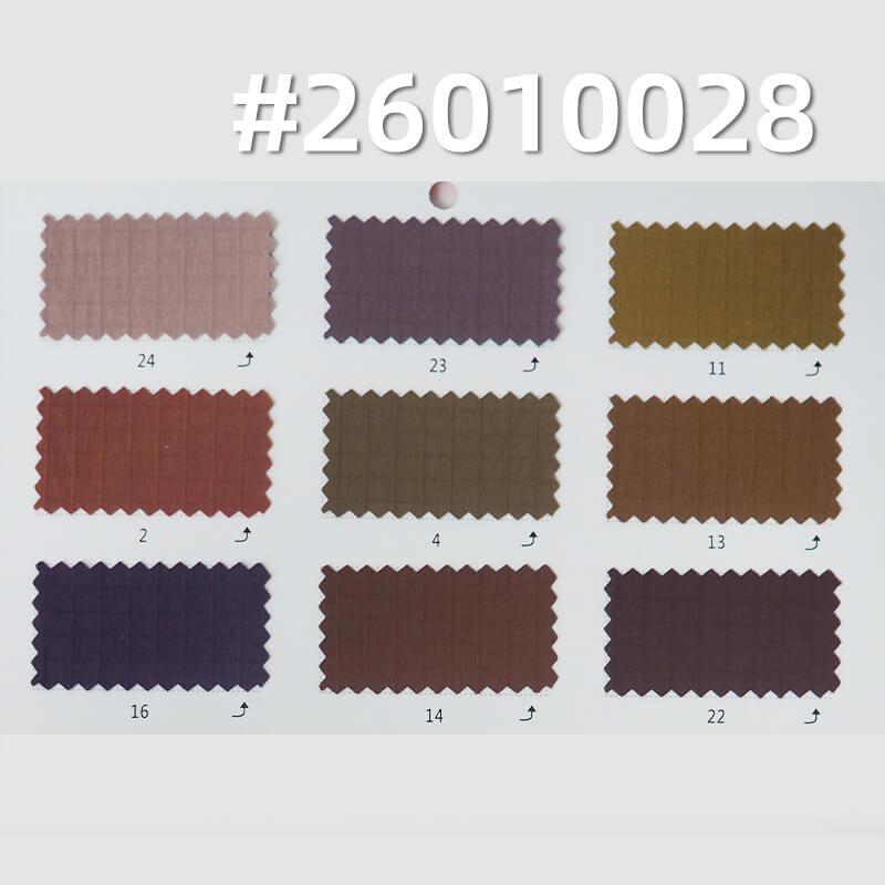 Double-Line Grid Dyed Fabric|150g/m2 Nylon Stretch Fabric|Lightweight Outerwear Trench Coat Casual Trousers Fabric