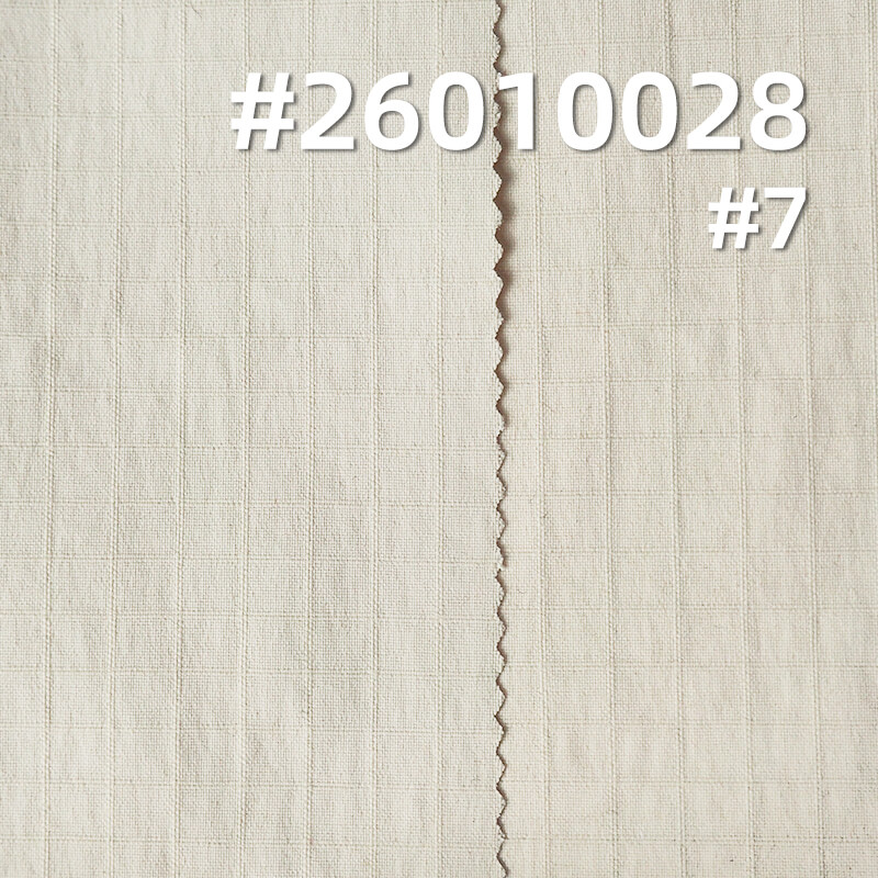 Double-Line Grid Dyed Fabric|150g/m2 Nylon Stretch Fabric|Lightweight Outerwear Trench Coat Casual Trousers Fabric