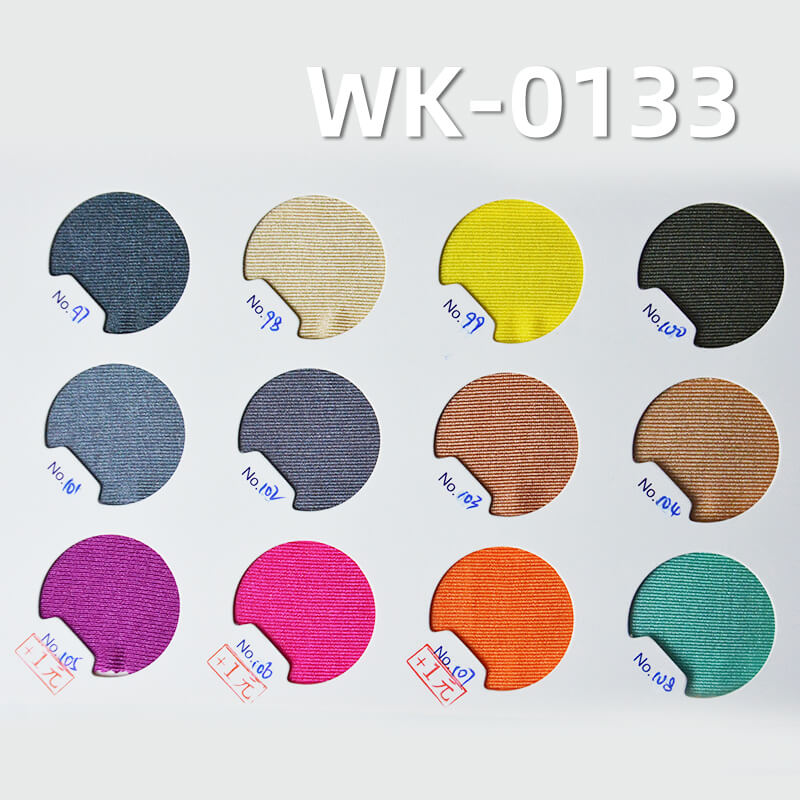 Shiny Polyester Spandex Tricot | 180g/m2 4-Way Stretch Fabric for Swim, Yoga & Activewear